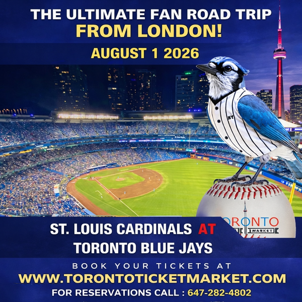 Blue Jays vs Cardinals Bus Trip from London August 1, 2026