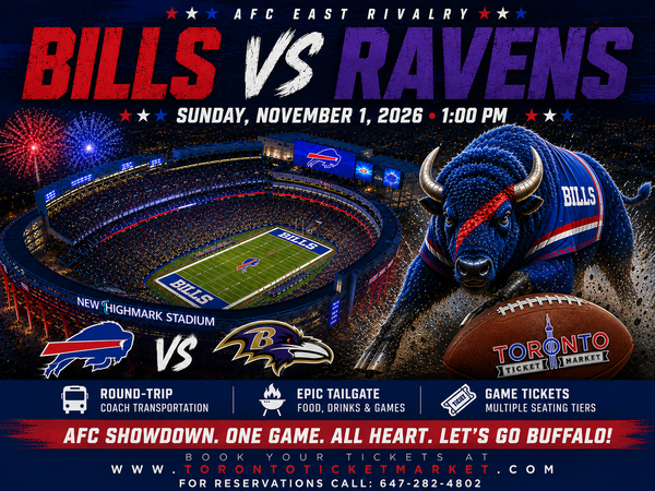 Buffalo Bills Bus Trip vs Ravens November 1, 2026