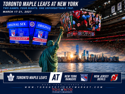 Toronto Maple Leafs at New York March Break Trip 2027 | Rangers & Devils