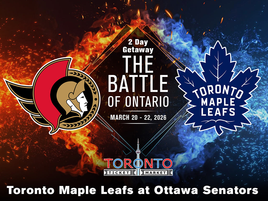 Battle of Ontario Road Trip: Toronto Leafs vs. Ottawa Senators Travel Package March 20-22