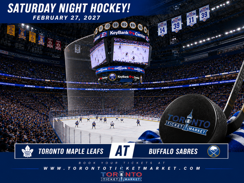 Toronto Maple Leafs at Buffalo Sabres Saturday February 27 2027 Bus Trip