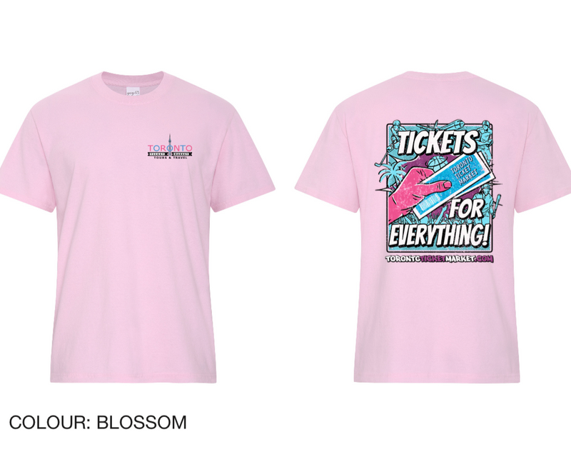 Toronto Ticket Market Pink T-Shirt